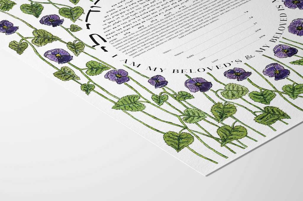 Pansy Ketubah