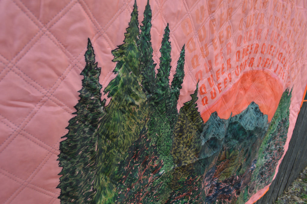 Nature Is Queer Picnic Blanket