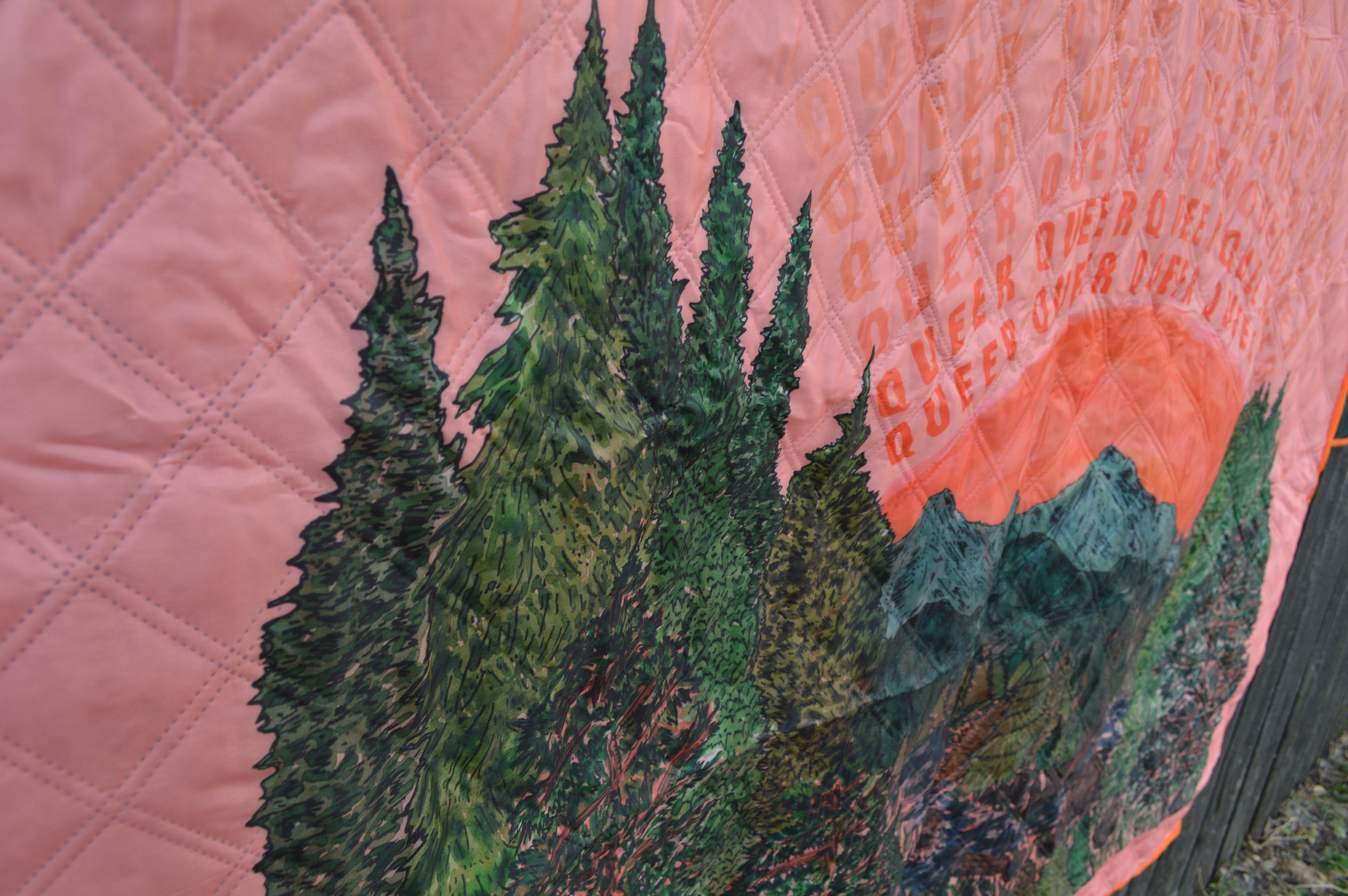 Nature Is Queer Picnic Blanket