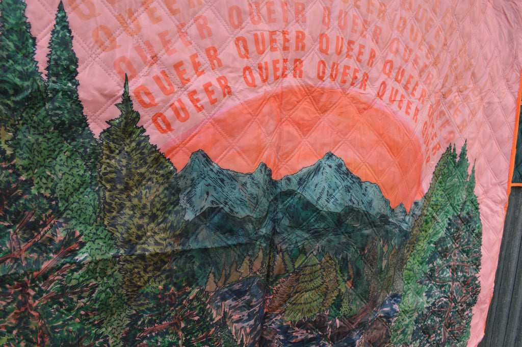 Nature Is Queer Picnic Blanket