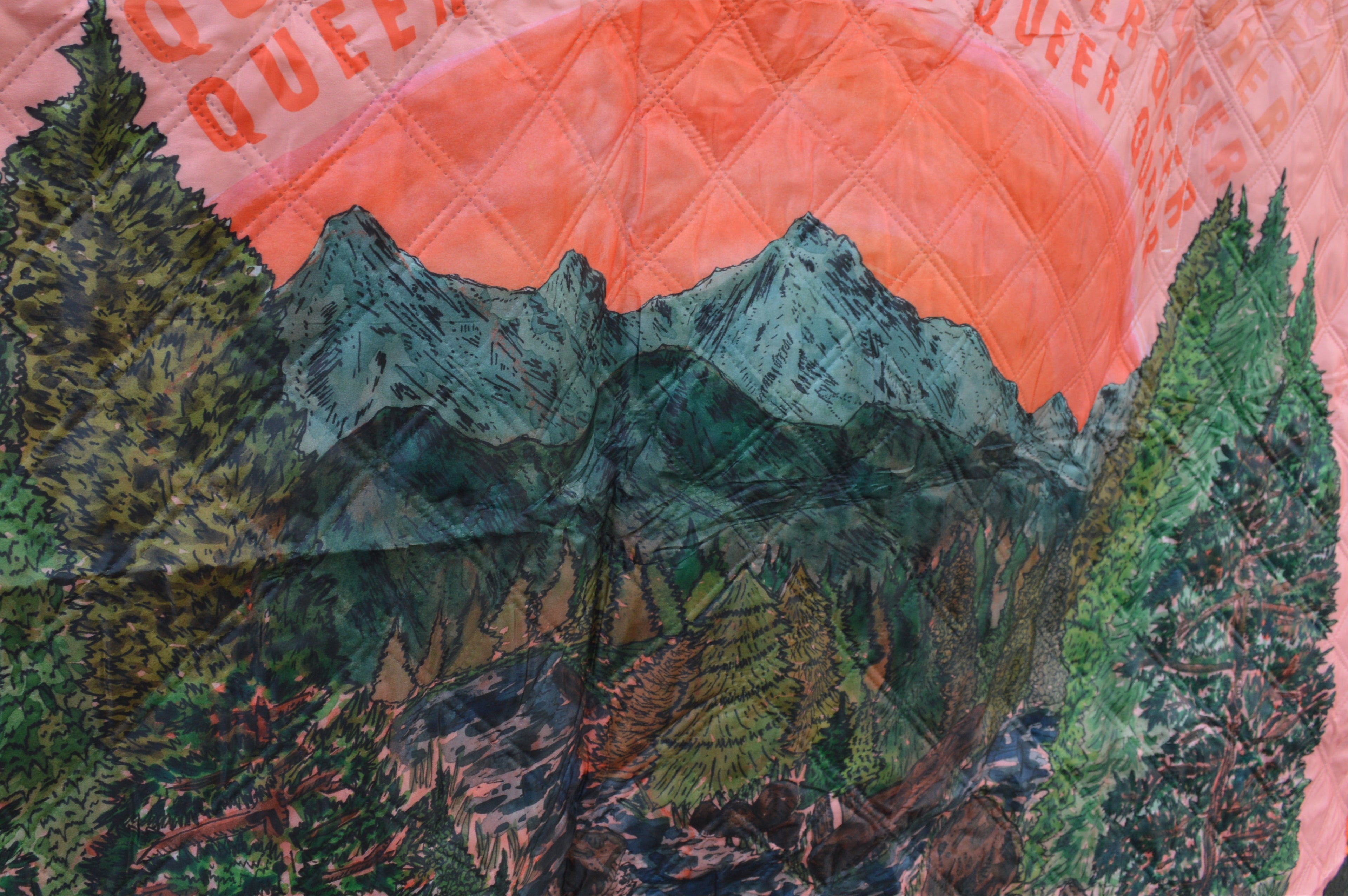 Nature Is Queer Picnic Blanket