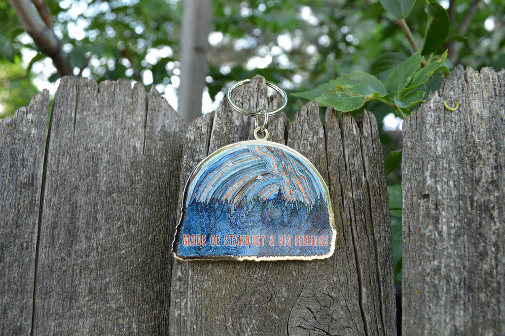 Made Of Stardust And Big Feelings Keychain