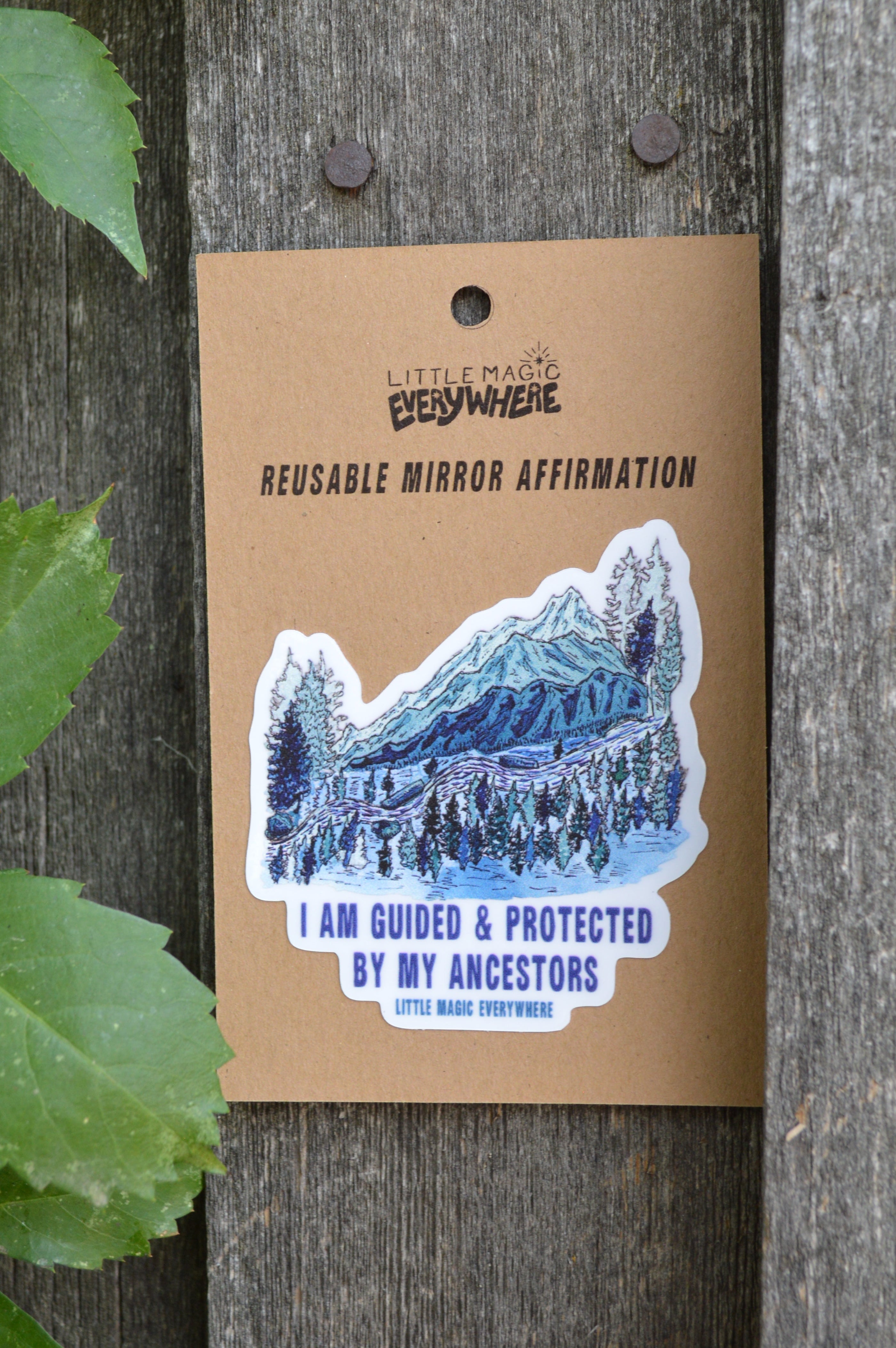 I Am Guided And Protected By My Ancestors Mirror Affirmation