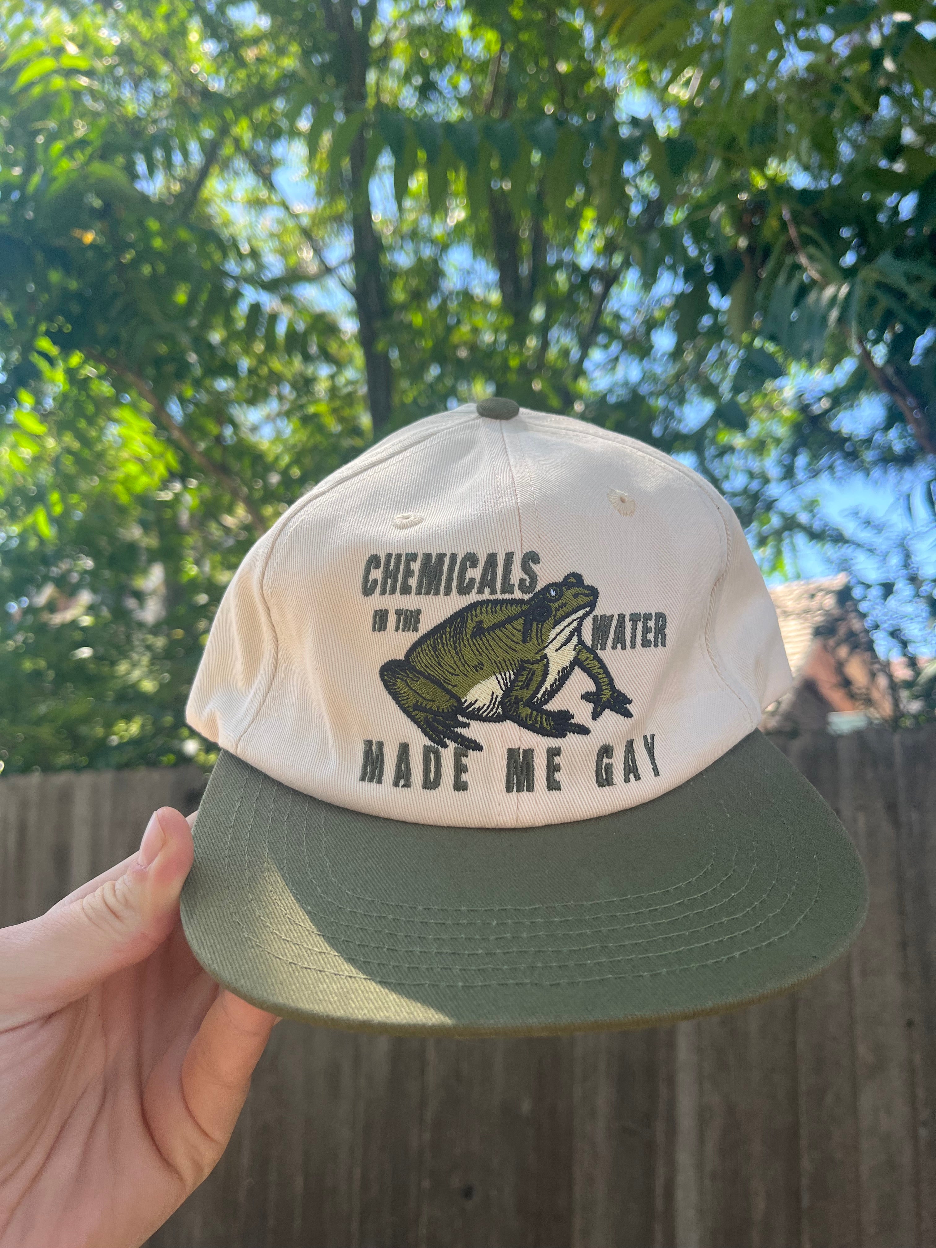Chemicals In The Water Made Me Gay Hat