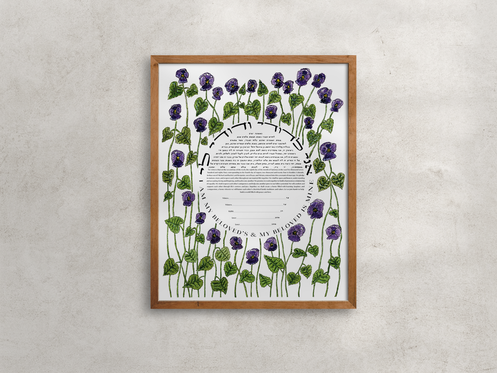 Pansy Ketubah
