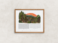 Tangerine Mountainscape Ketubah