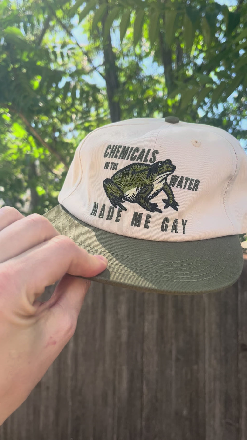 Chemicals In The Water Made Me Gay Hat