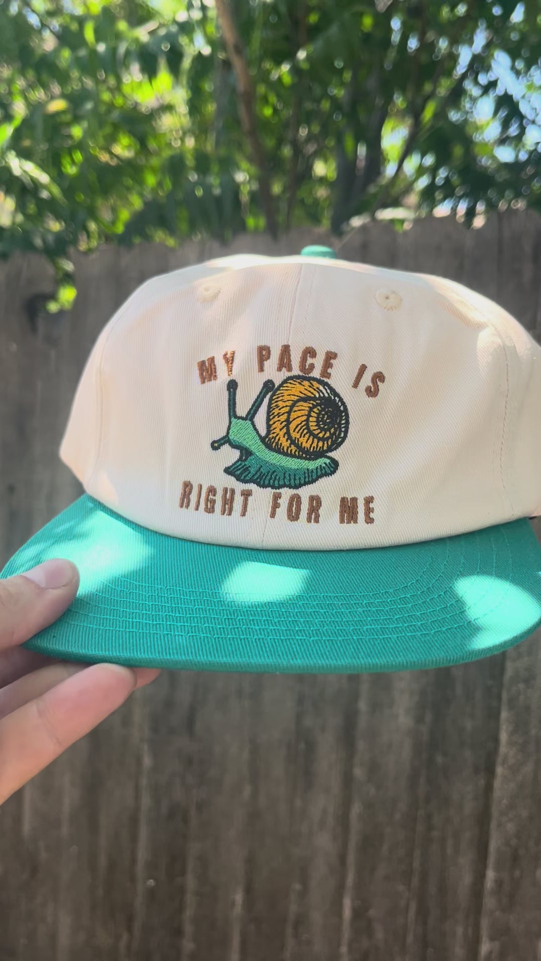 My Pace Is Right For Me Hat