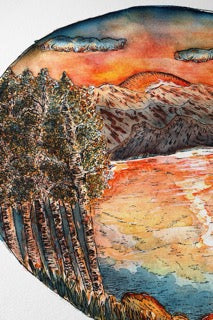 Sunset Lake Ketubah