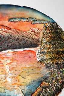 Sunset Lake Ketubah